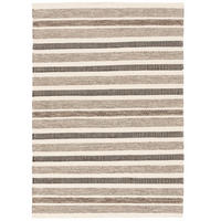 NATUR TEPPICH WOLLE RANA STREIFEN - Beige/Braun, Textil (120/180cm) - Pergamon