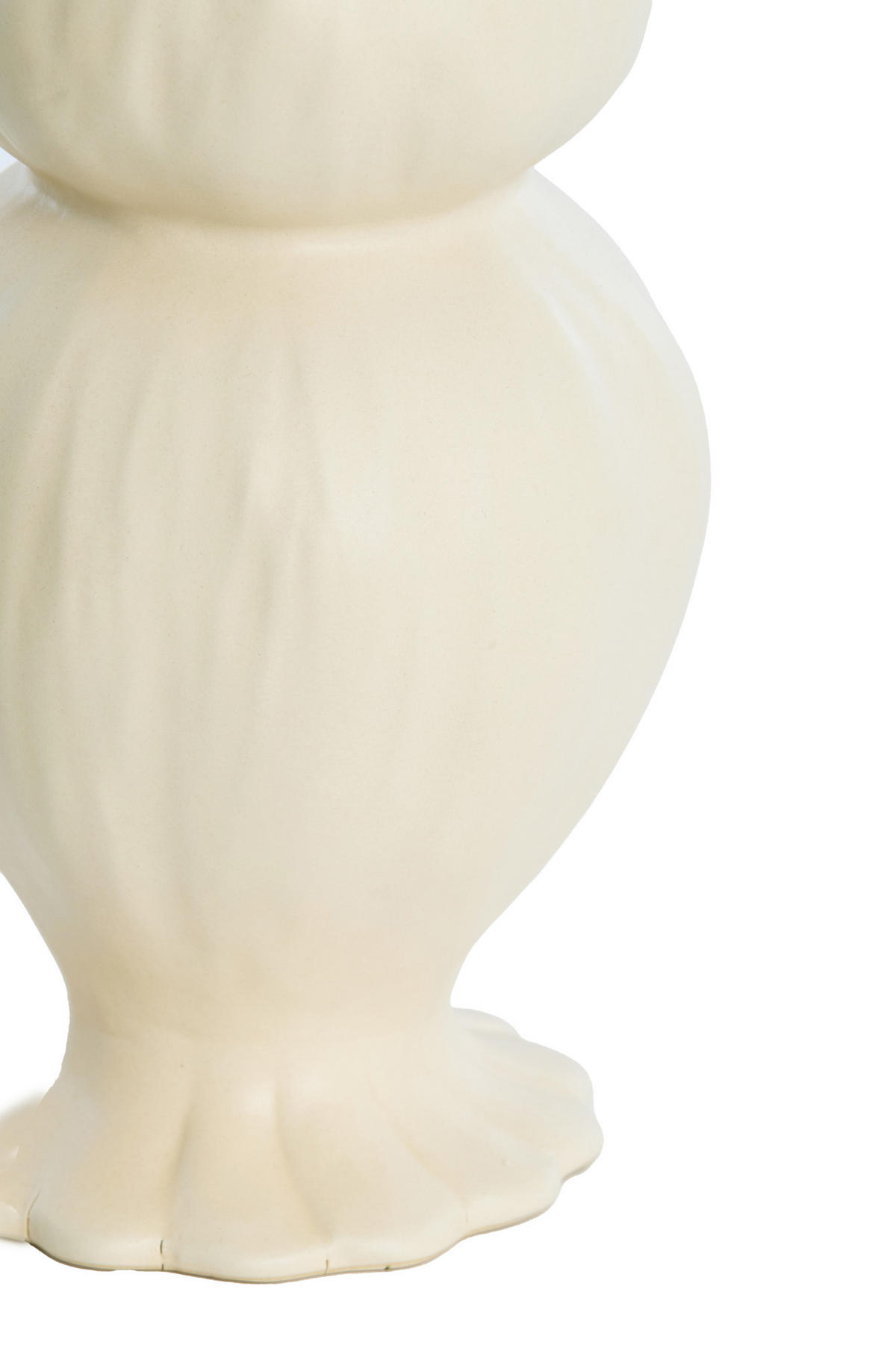 VASE Rewa Weiß Ø16/32 cm - Weiß, Keramik (32cm) - Light & Living