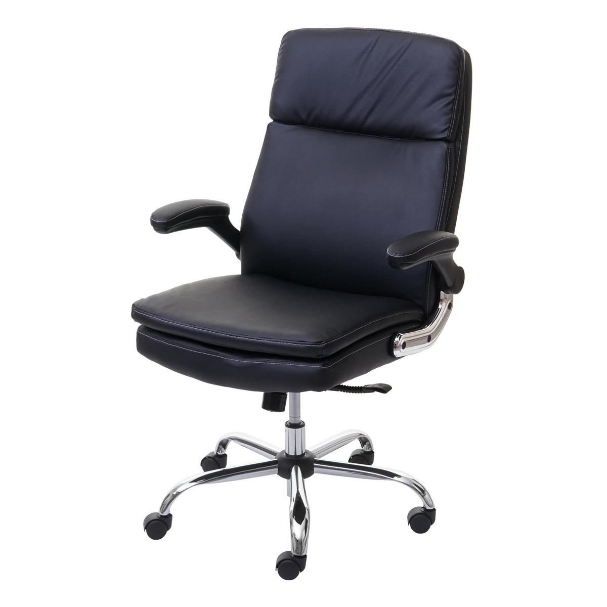 BÜROSTUHL Schwarz - Schwarz, Textil (72/115/80cm) - MCW