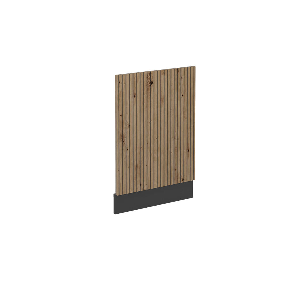 FRONTPANEL R-Line Hantverks ek 45 cm utan bänkskiva Ek Artisan, Antracit 67.4/45/1.6 cm