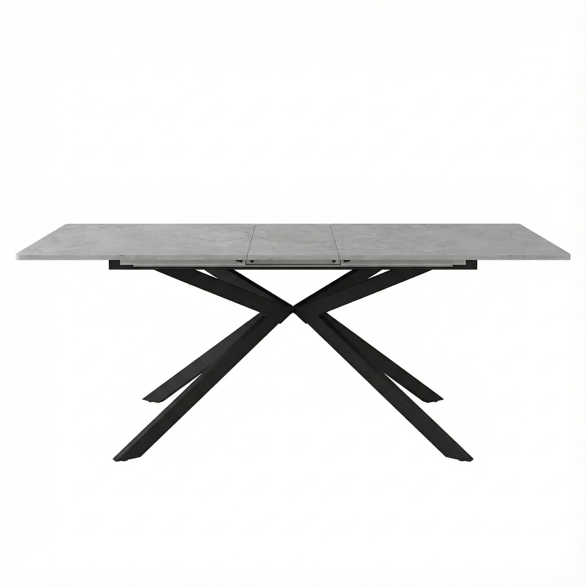 ESSTISCH ausziehbar 150–180 cm in Marmor-Optik - Grau, Holzwerkstoff (70/180/76cm) - Urban Meuble