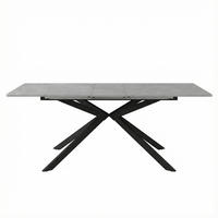 ESSTISCH ausziehbar 150–180 cm in Marmor-Optik - Grau, Holzwerkstoff (70/180/76cm) - Urban Meuble