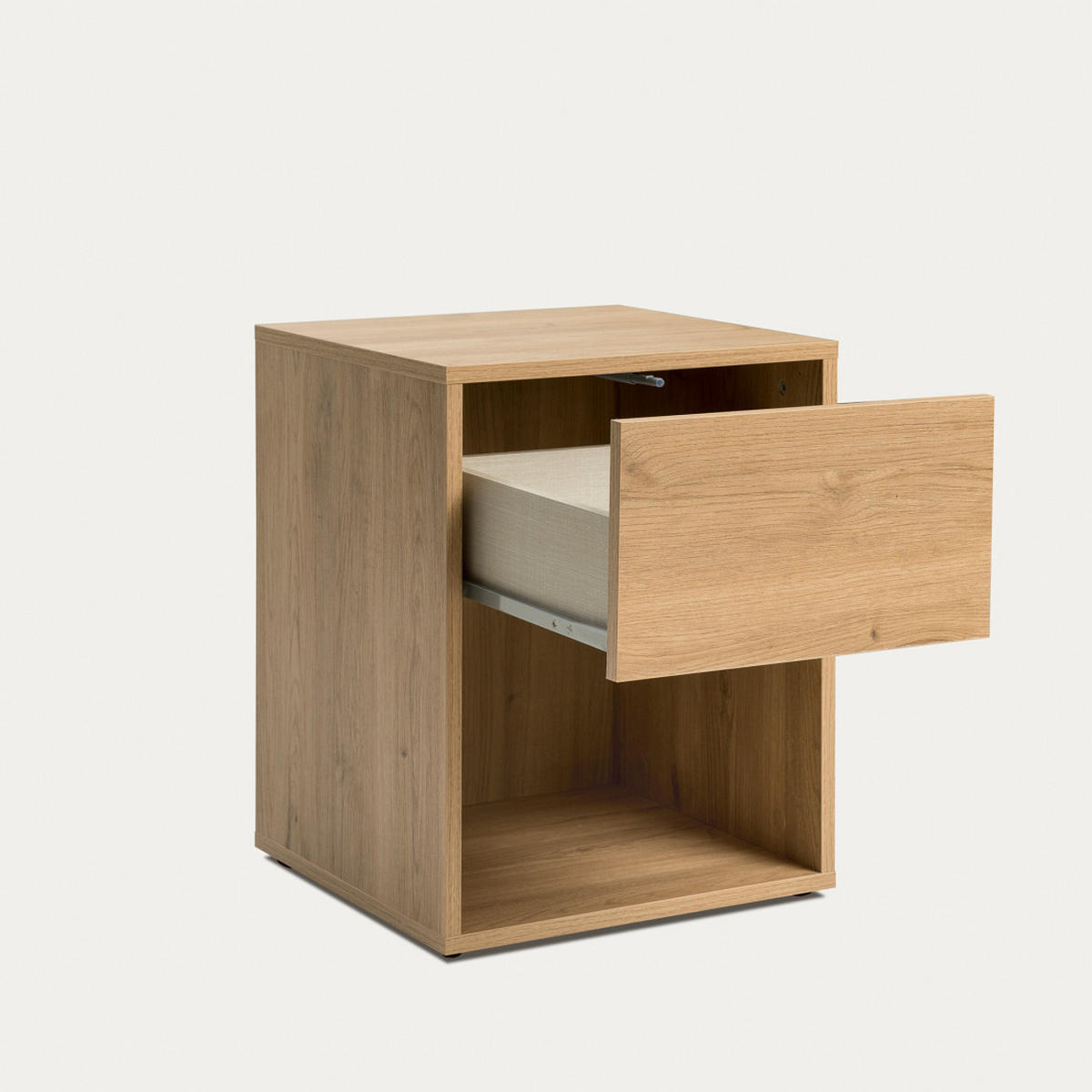 NACHTTISCH Hegas Natur 42 cm x 53.1 cm - Braun, Holzwerkstoff (42/53/40cm) - Kenay Home