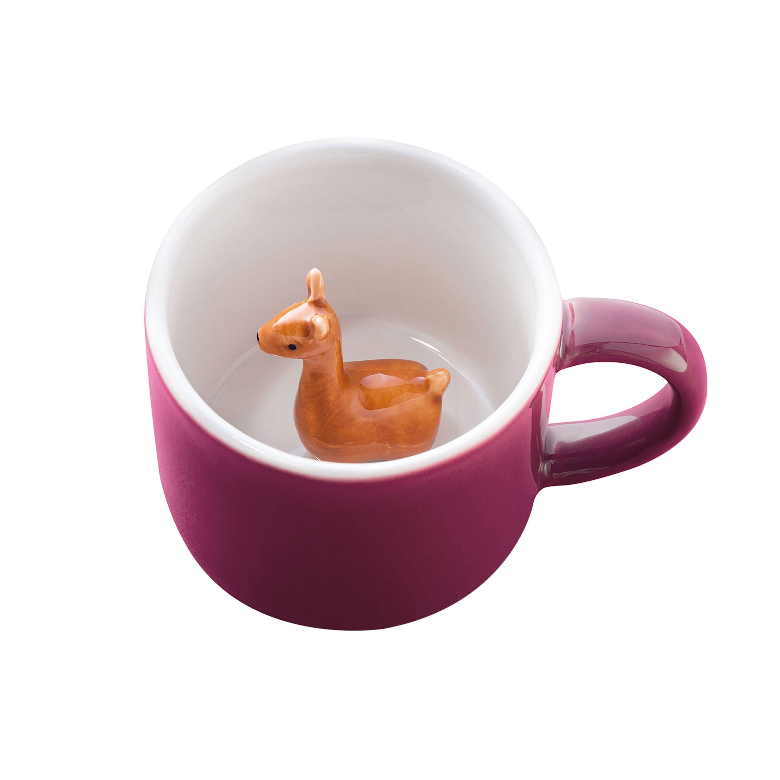 TIERTASSE Anna, Alpaka, Porzellan, Lila, 150 ml - Lila, Keramik (0.15L) - Donkey Products