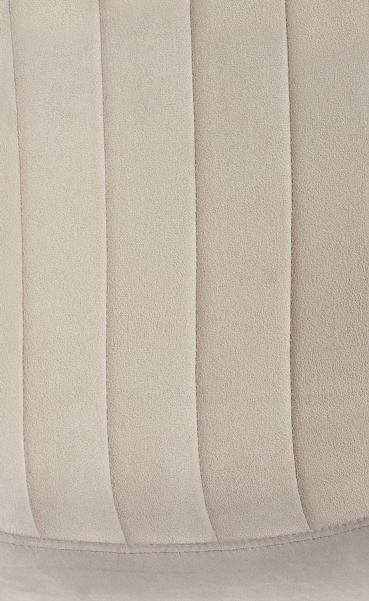 STUHL 4er Set Samt Grau - Schwarz/Grau, Textil/Metall (45/88/54cm) - CLP
