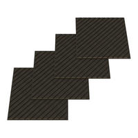 AKUSTICKÝ SET STĚNOVÝCH PANELŮ Vang 12 KS II - barva stříbrného dubu, kompozitní dřevo/plast (60/60/2.1cm) - NEU.HOLZ