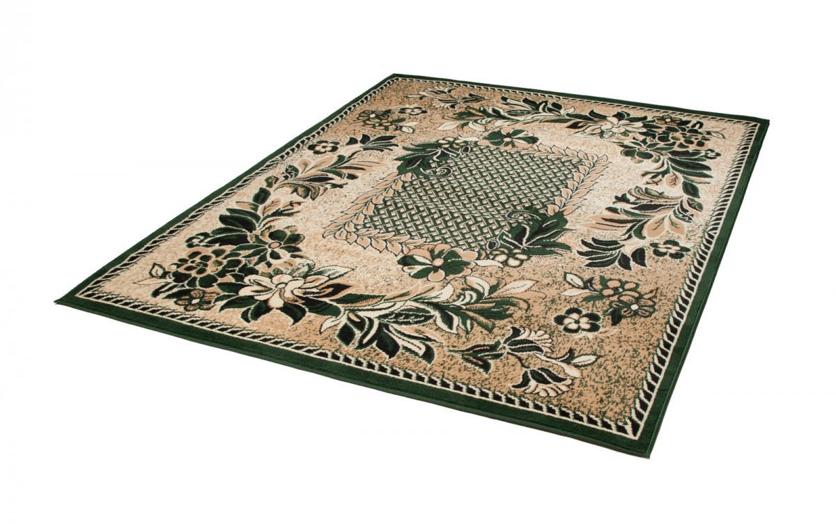 TEPPICH ATLAS Beige Grün 300/400 cm - Beige/Grün, Textil (300/400cm) - Tapiso