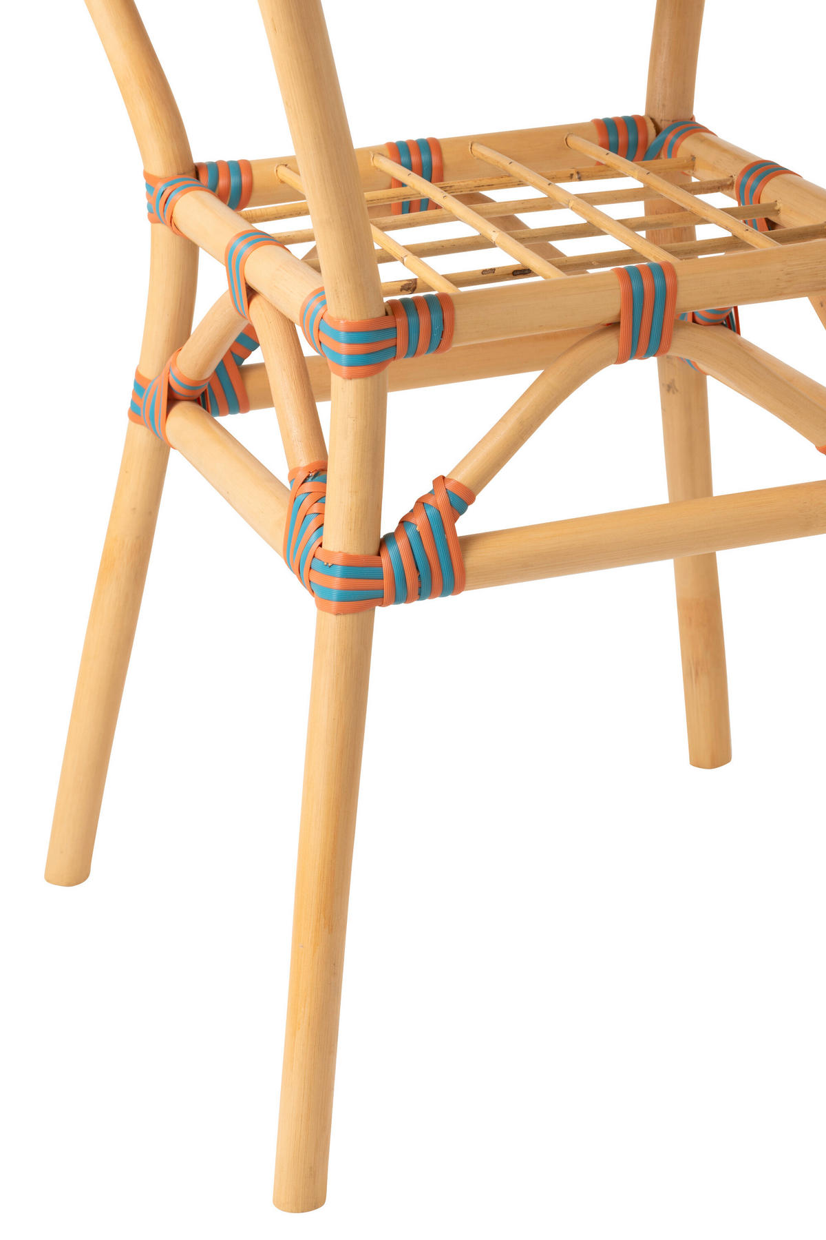 ESSTISCH GEO Orange - Orange, Naturmaterialien (70/70/75cm) - J-Line