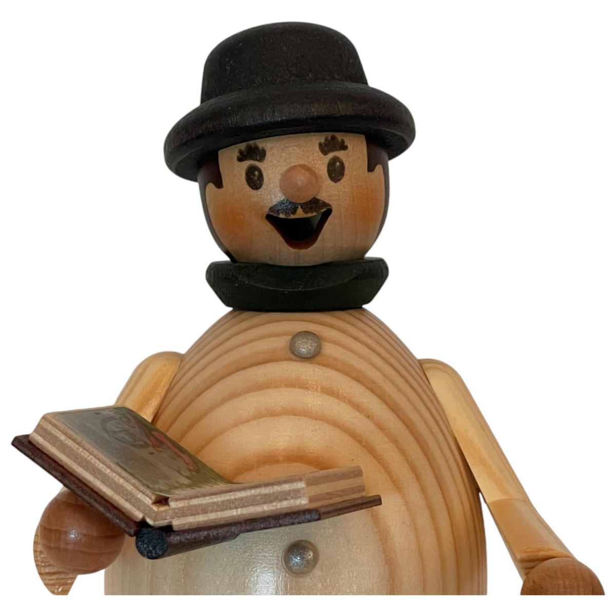 RAUCHMANN Max als Vorleser von Mäxchen 16 cm - Multicolor, Holz (10/16/10cm)