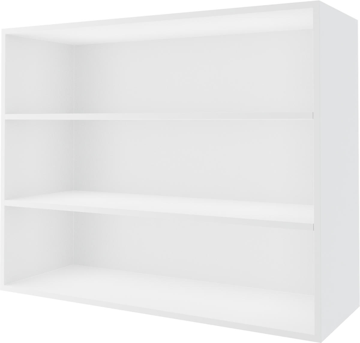 KÜCHENHÄNGESCHRANK Kvantum W3/90 Graphit Matt / Weiß Matt 90 / 32,5 / 72cm - Graphitfarben/Weiß, Holz/Holzwerkstoff (90/72/32.5cm) - Feldmann-Wohnen
