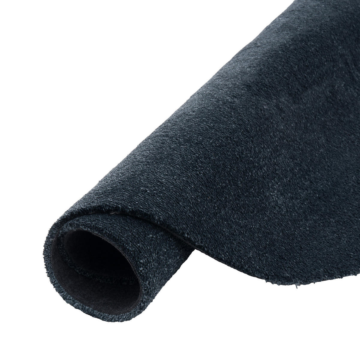 HOCHFLORTEPPICH LIVORNO RUND SUPER SOFT - Anthrazit, Textil (133/133cm) - Snapstyle