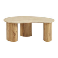 COUCHTISCH - 120 cm x 60 cm - Holz, Platte - Beige, Naturfarben Hell - ALOZYA - Beige/Naturfarben, Holz (60/120/45cm) - Vente-Unique
