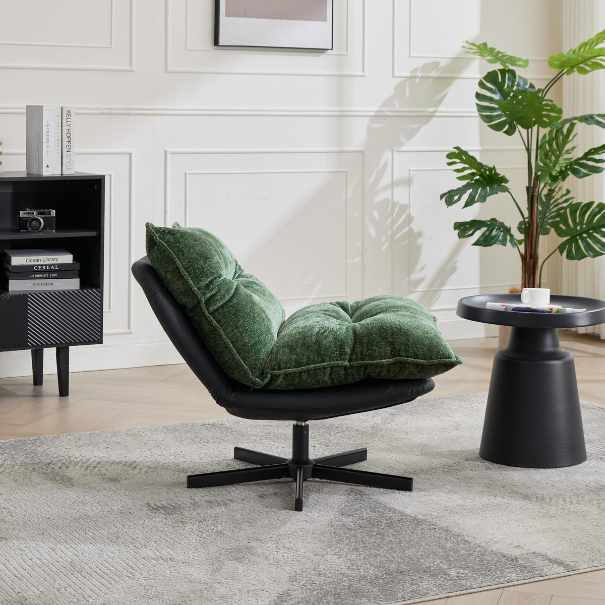 RELAXSESSEL 3-fach verstellbar, DE-42334, Grün - Dunkelgrün, Metall (81/79/71cm) - ComfortXL