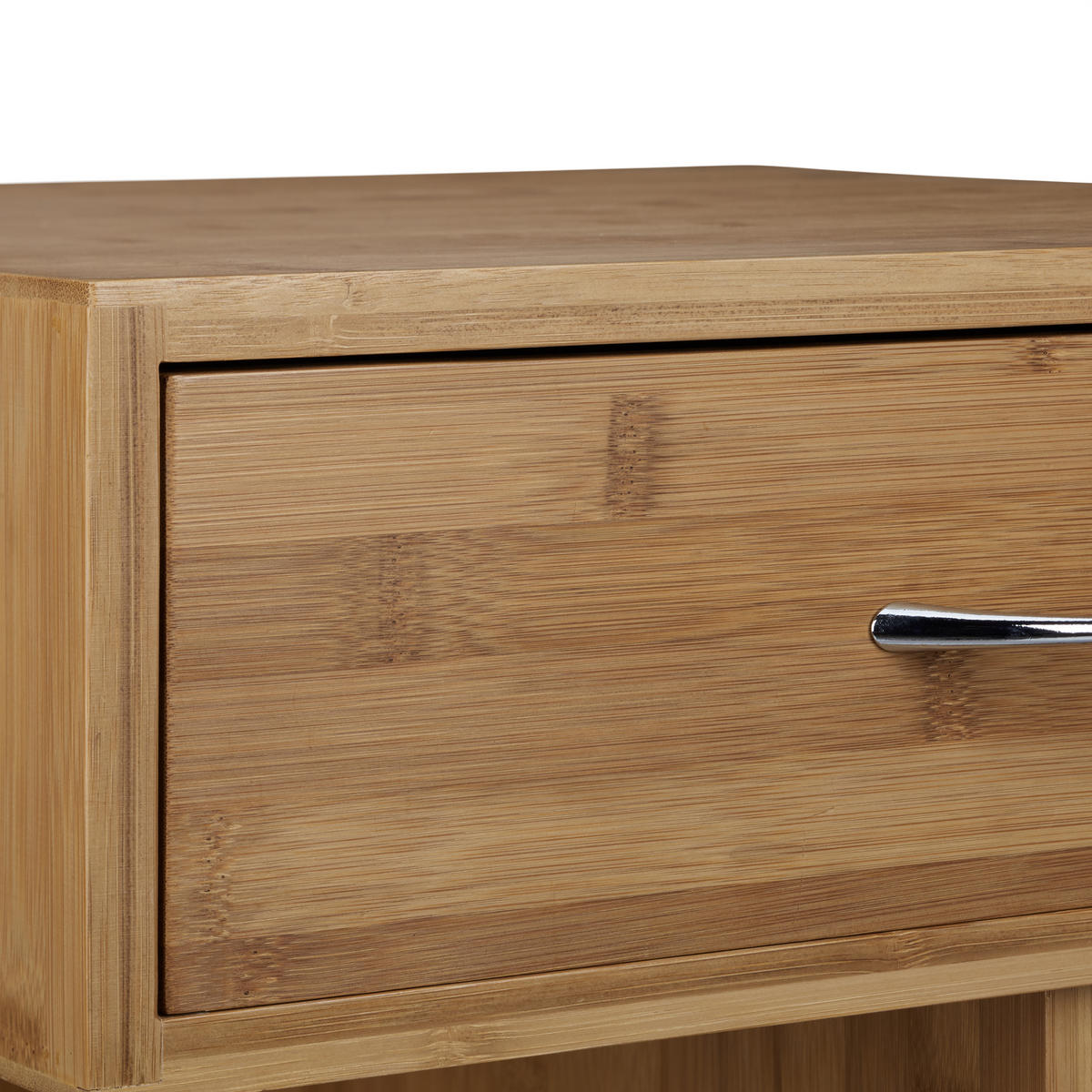 BEISTELLTISCH - Hellbraun, Holz (46/43/56.5cm) - Relaxdays