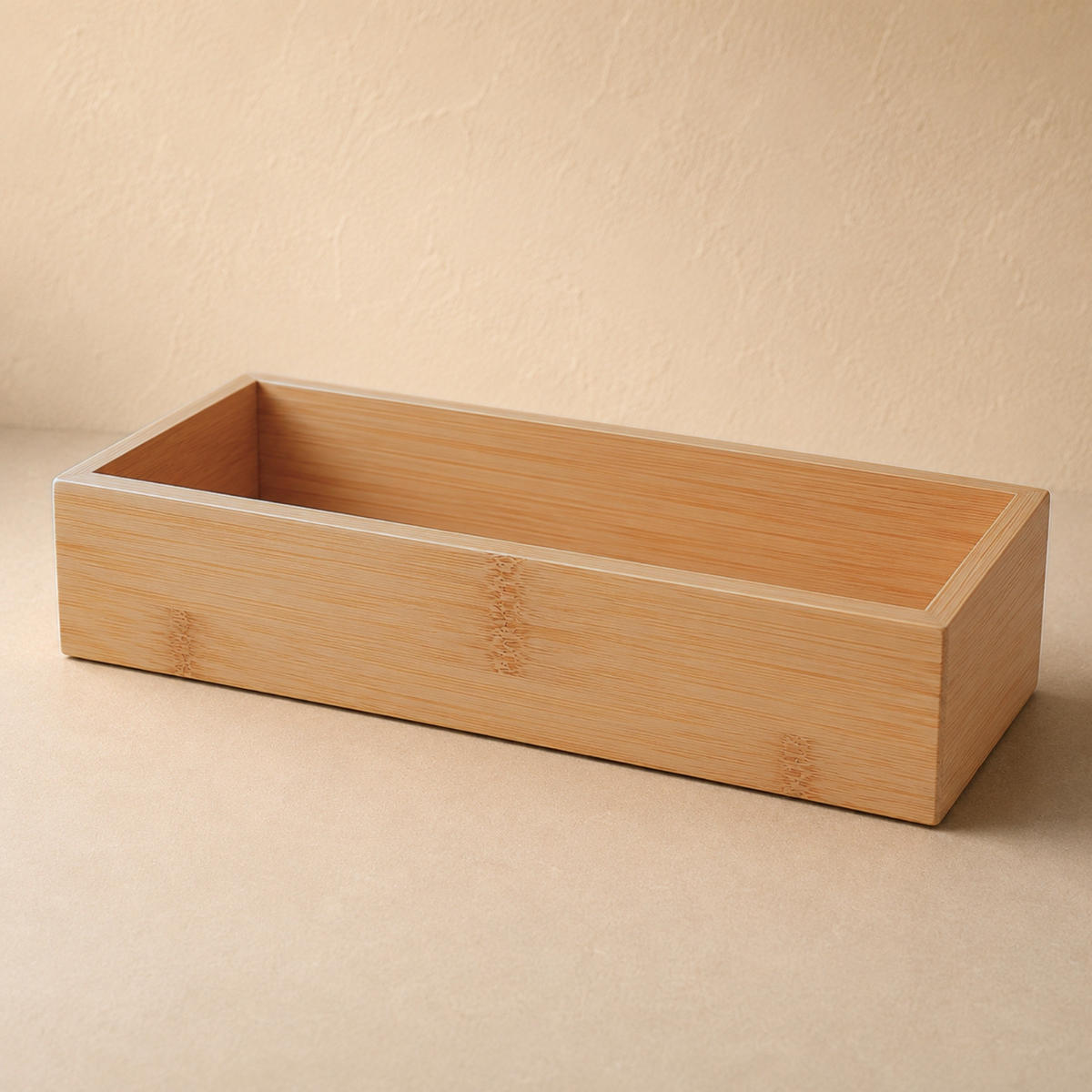SCHREIBTISCHORGANIZER Bambus 15/38/7 cm - Beige, Naturmaterialen (15/38/7cm) - BOXIMO