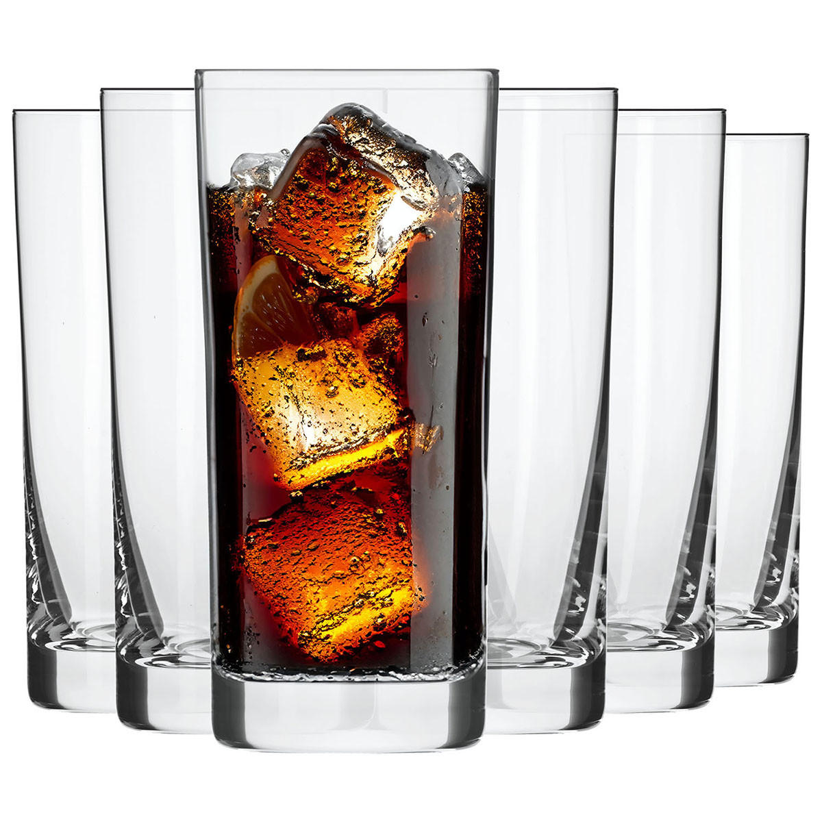 LONGDRINKGLÄSER BLENDED, 6ER-SET, 350 ML - Transparent, Glas (0.35L) - Krosno Glass