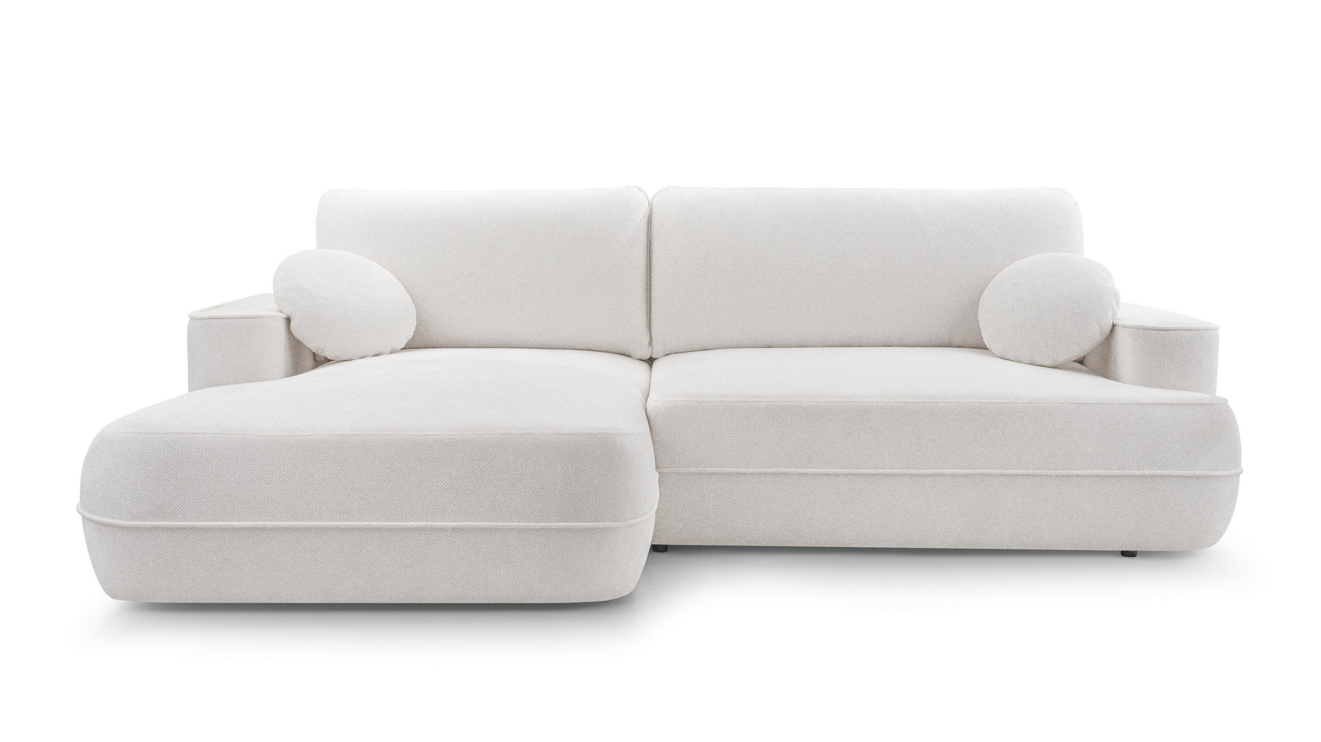 AX Living Eckcouch Weiß 267x168 cm