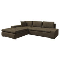 ECKSOFA Orkan - Dunkelbraun, Holz/Textil (302/213cm) - MIRJAN24