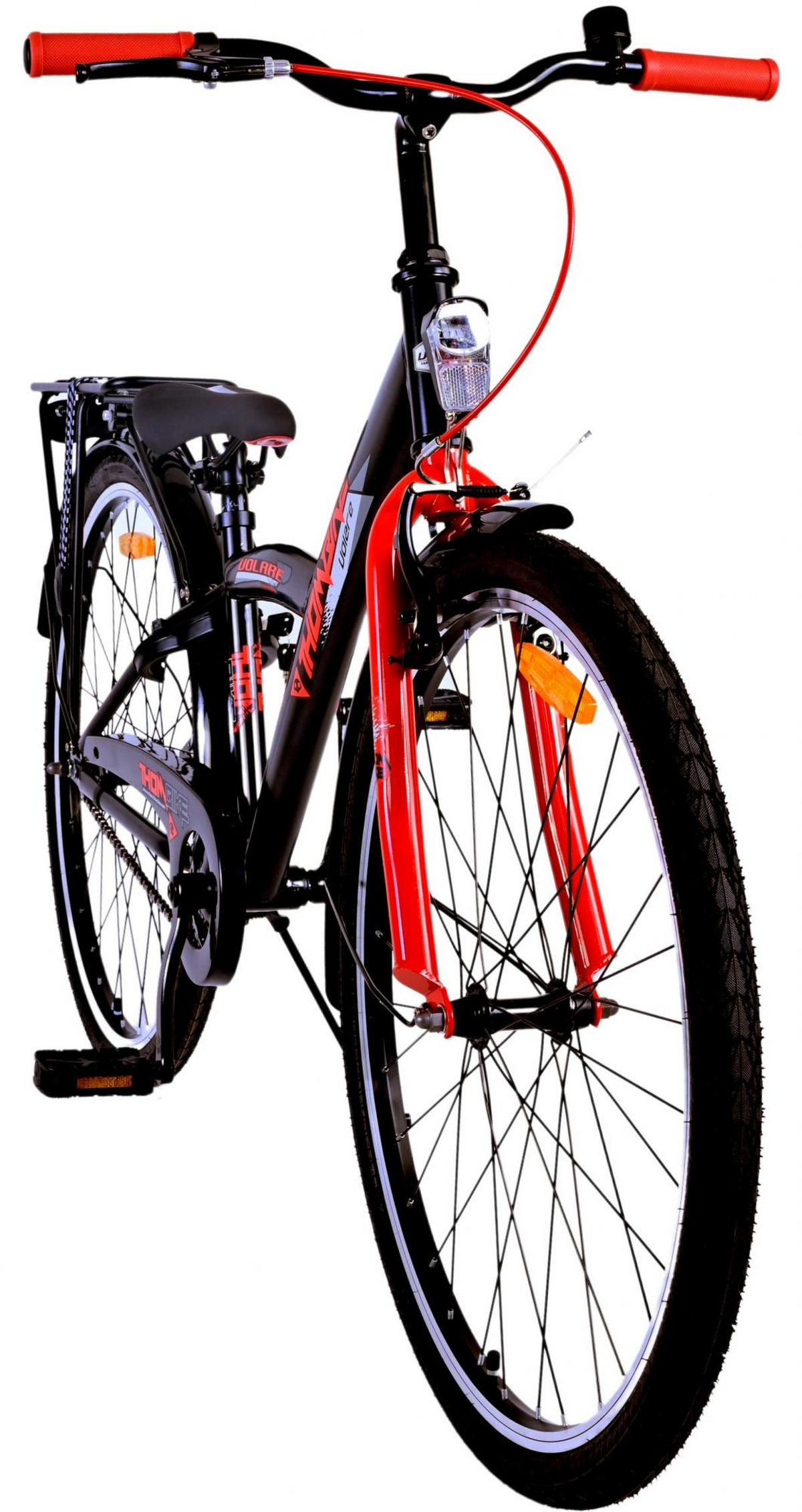 KINDERFAHRRAD Thornbike - Jungen - 26 Zoll - Rücktritt + Handbremse - Rot - Rot, Metall (77cm) - TPFSports