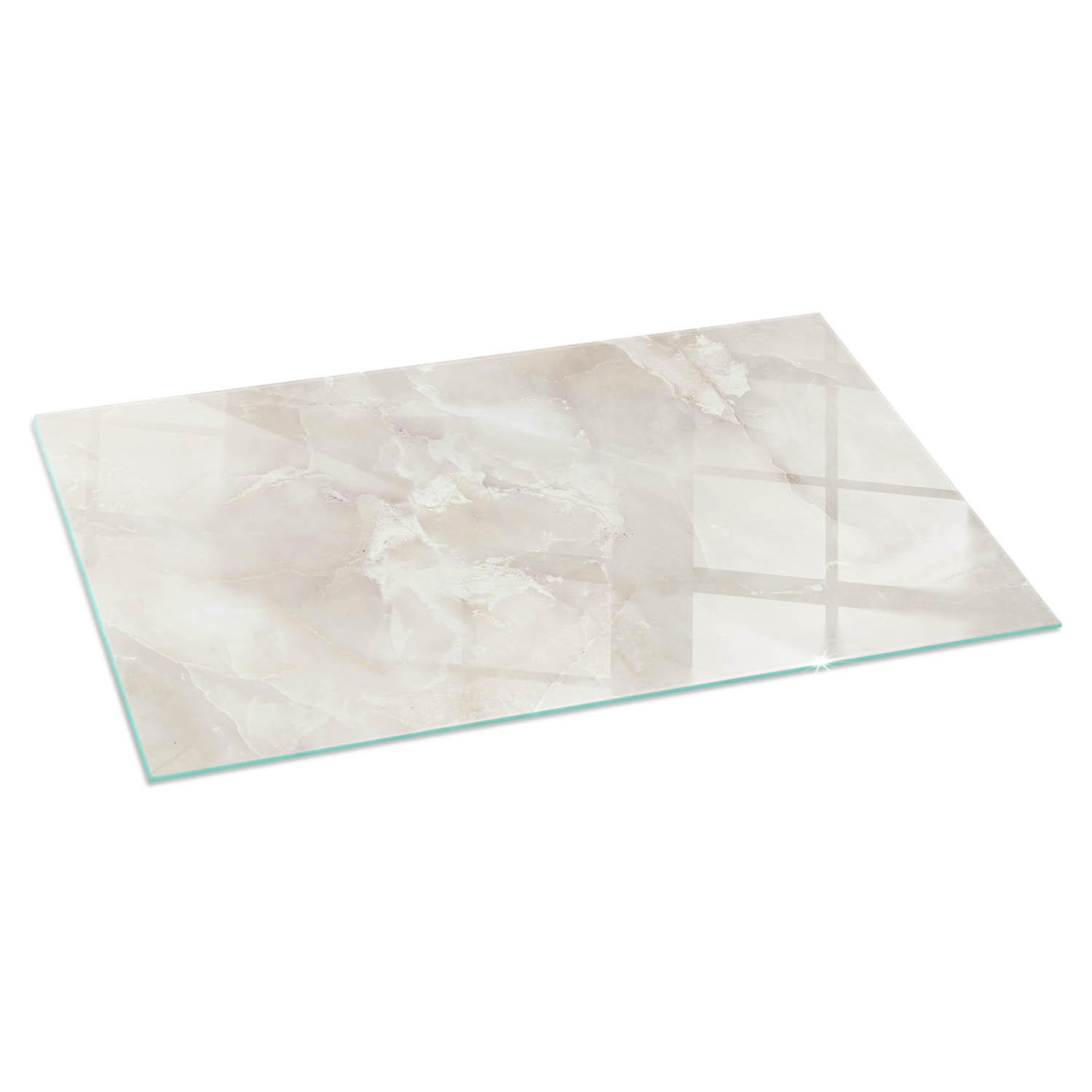 ArtPrintCave Glasplatte Creme 120x60x0.4 cm