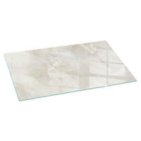 GLASPLATTE für Kamin 120x60 cm Creme - Creme, Glas (120/60/0.4cm) - ArtPrintCave