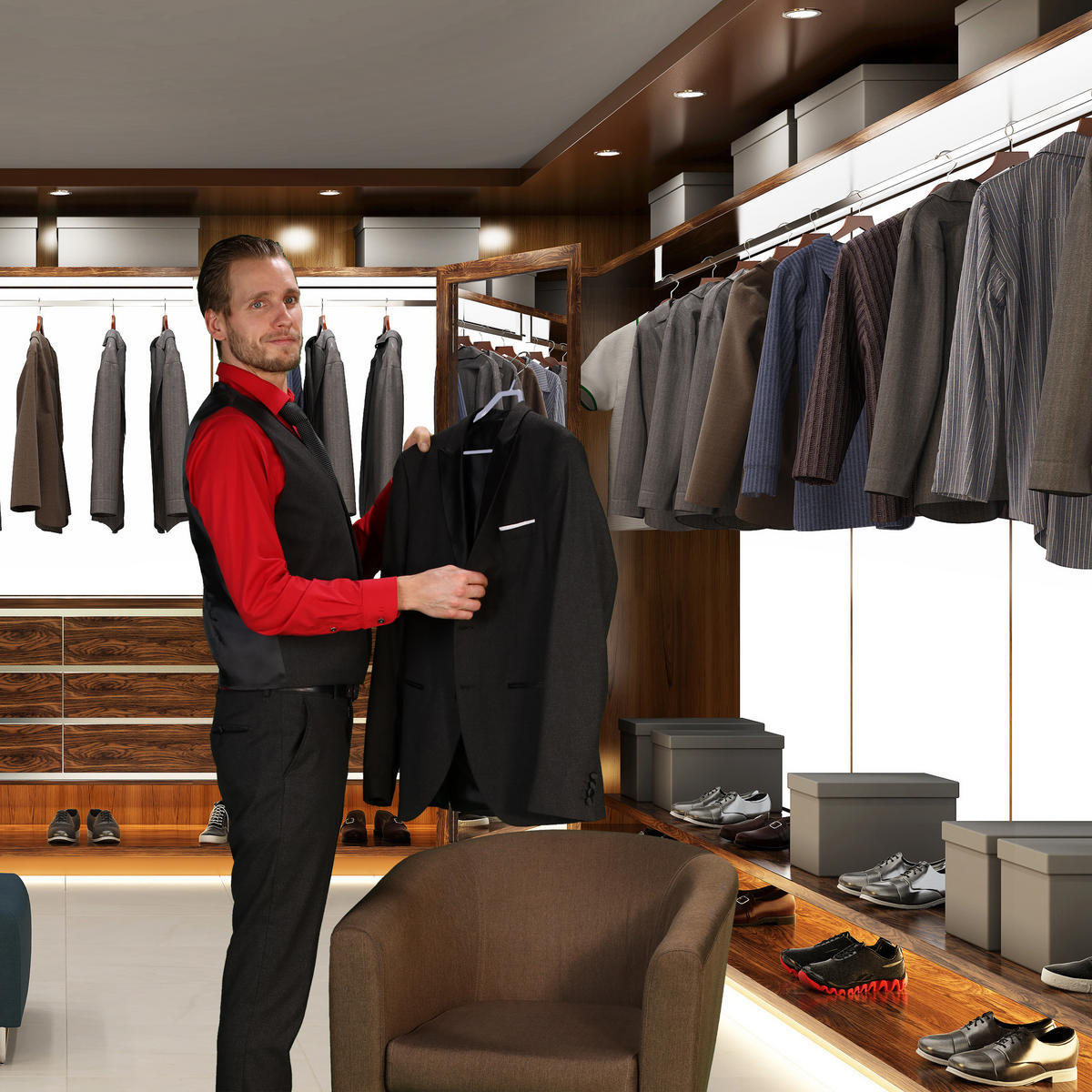 10XVEŠIAKY na oblek - sivá, kov/plast (45/19/3.5cm) - Relaxdays