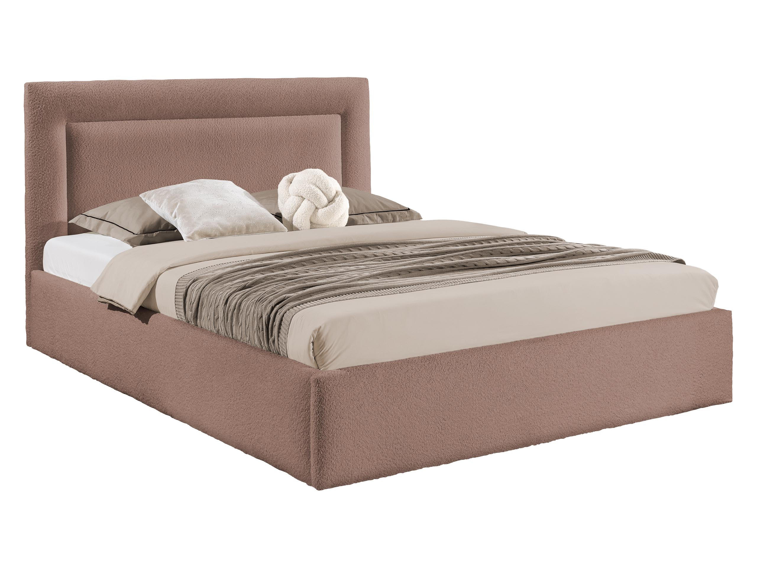 POLSTERBETT Dream - Braun, Holz/Holzwerkstoff (160/200cm) - MIRJAN24