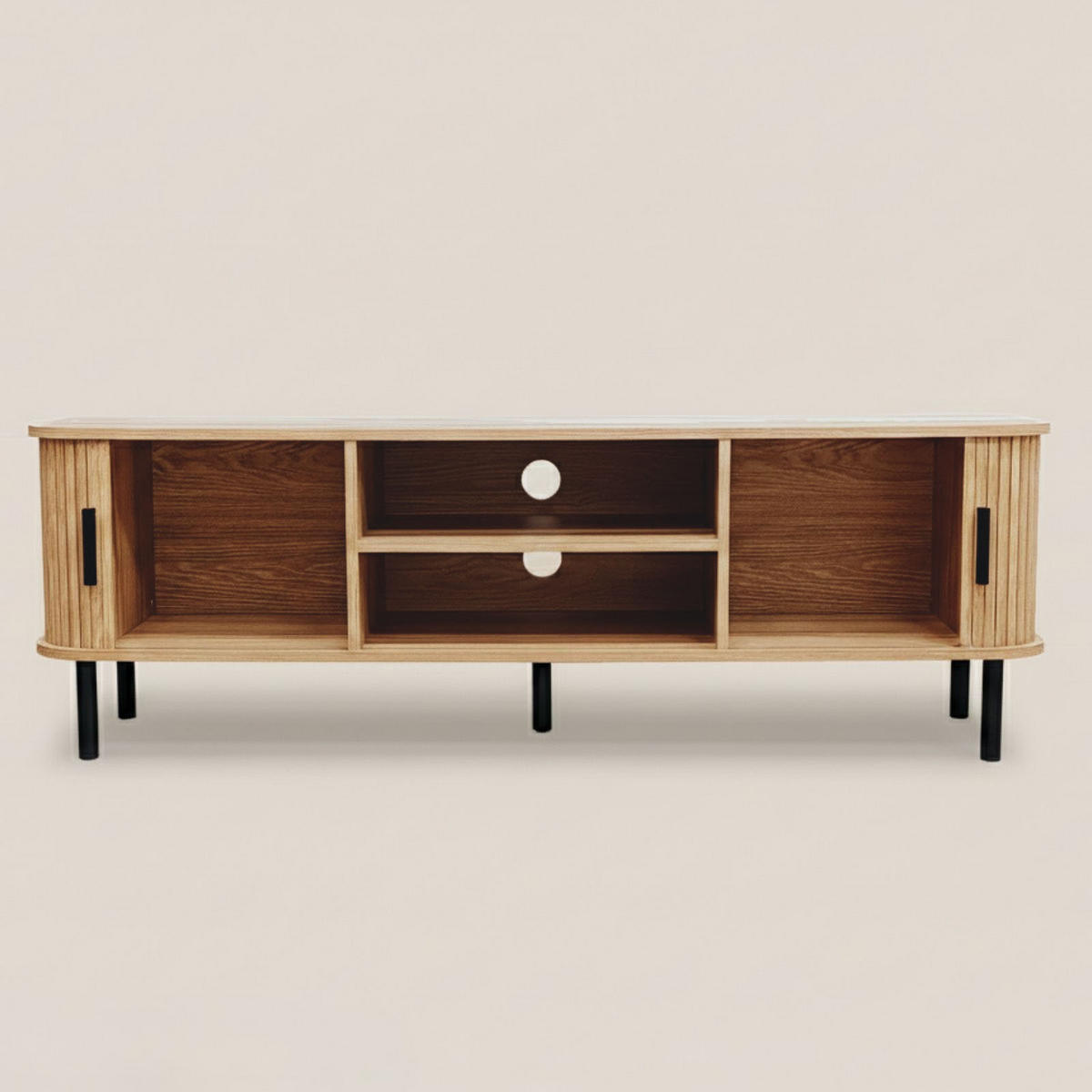 TV-SCHRANK Scava 140/40/46 cm - Braun, Holzwerkstoff (40/46/140cm) - EDAXO