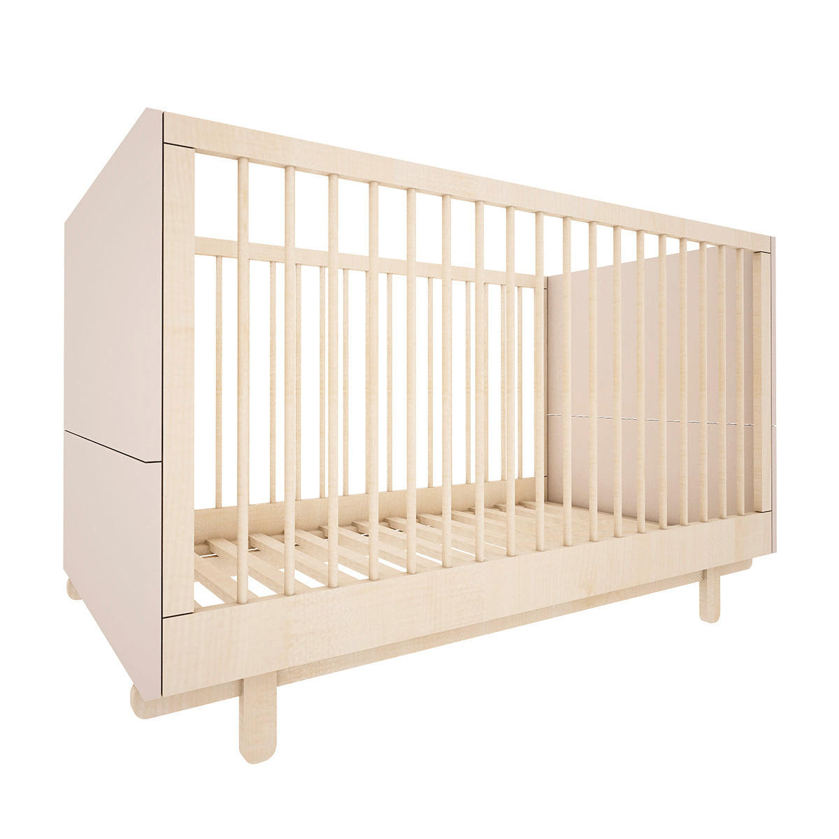 SOBA ZA BEBE 2-dijelniRomy bež - bež, drvni materijal (145/99/75cm) - Petits-meubles