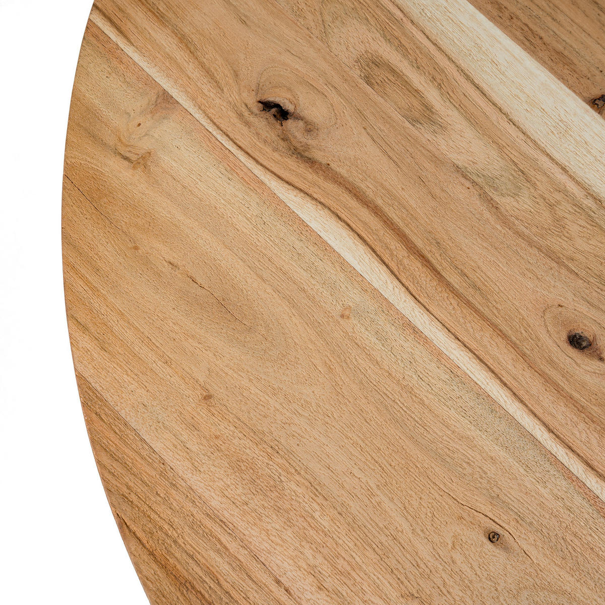 COUCHTISCH - Akazie massiv - Akaziefarben, Holz (80/80/40cm) - home24