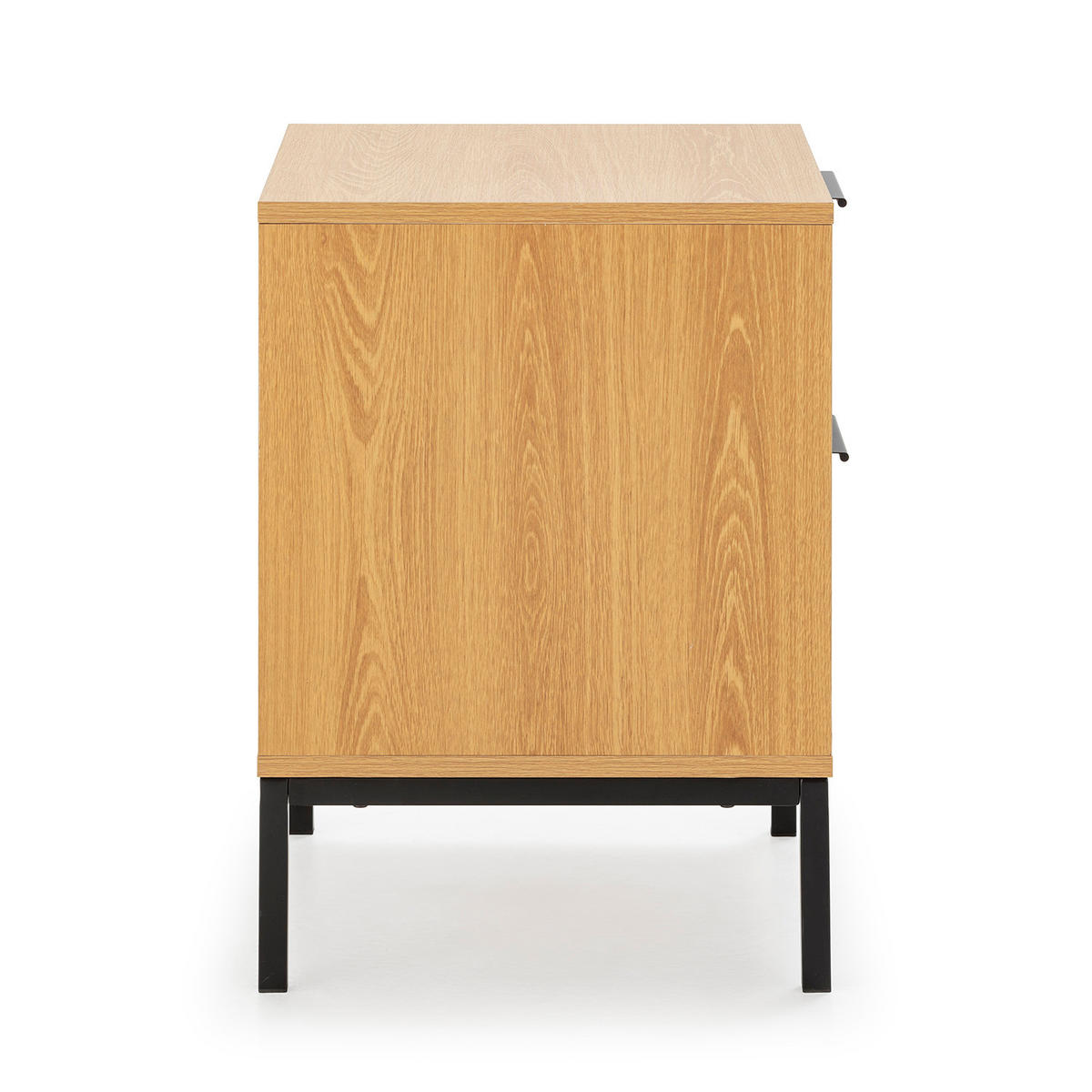 NACHTTISCH Auri 2 schubladen Eichenfarbe - Honigeiche, Holzwerkstoff (50/55/40cm) - VS Venta-stock