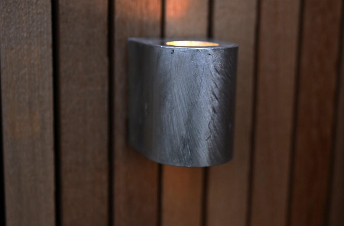 WANDLEUCHTE Canto - Silber - 8.7/10.6 cm - Silberfarben, Metall (8.7/10.6/10.6cm) - Nordlux