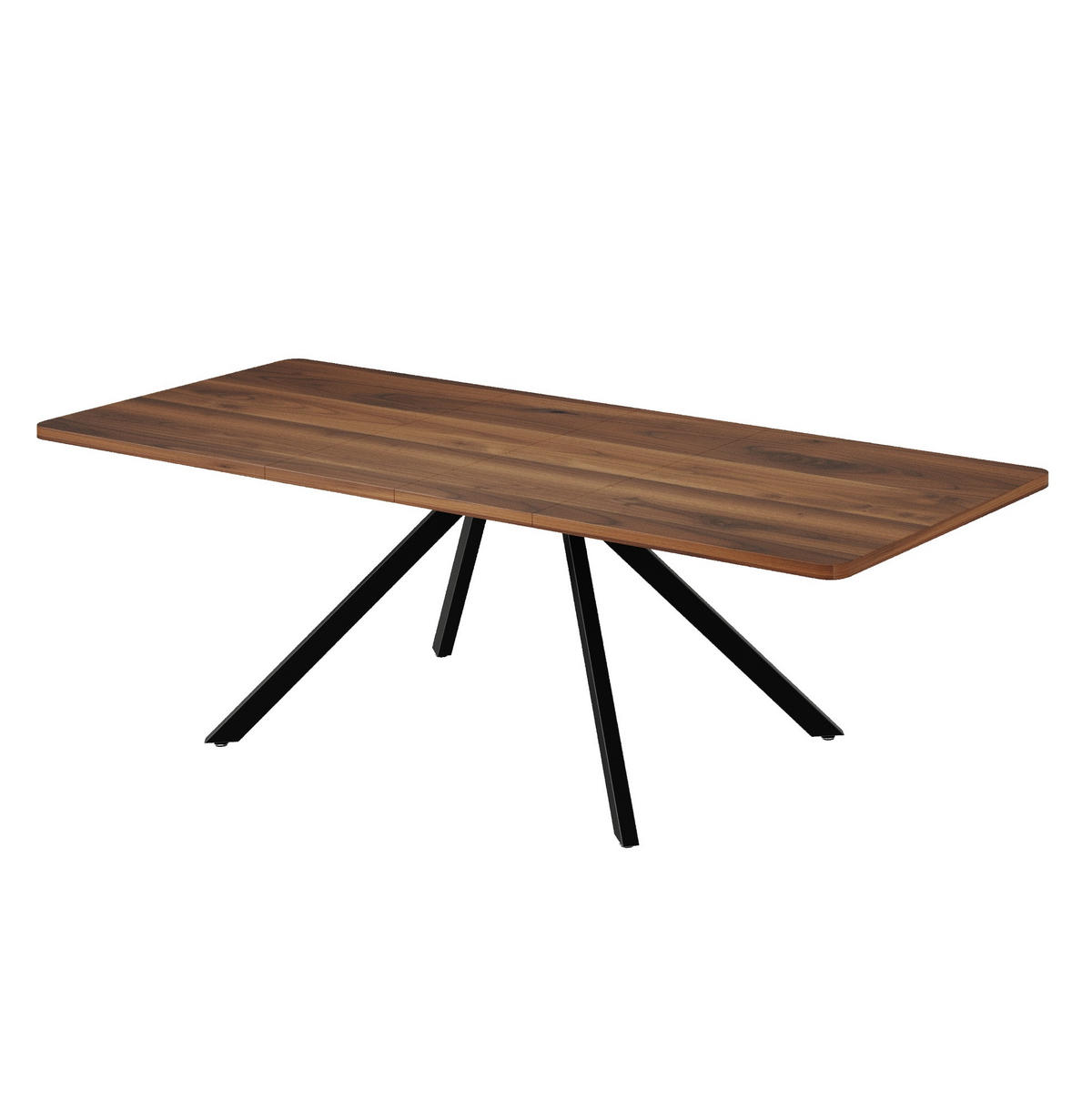 ESSTISCH 160/200/240/90 cm in Walnussfarben aus MDF ausziehbar - Walnussfarben, Holzwerkstoff (240/90/74.5cm) - Flora Grace