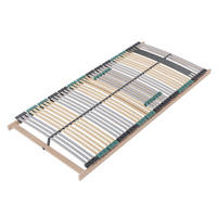 LATTENROST Premium Strong 200 - 100x200 cm, Buche, bis 200Kg belastbar 42 Latten - Braun, Holz (100/200cm) - Sleepneo