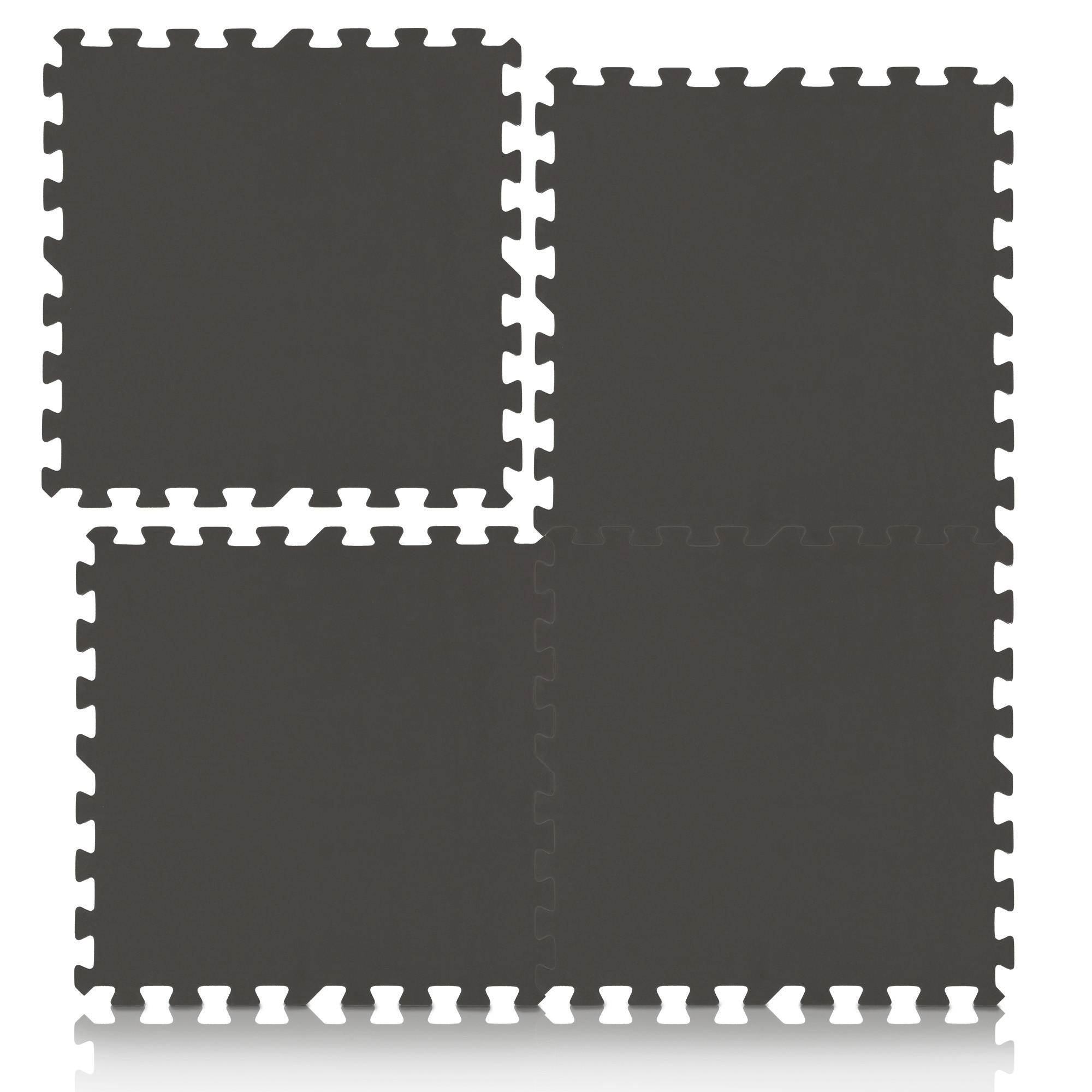 BODENSCHUTZMATTE für Pool Anthrazit 50x50cm (8 Stück - 2m²) - Anthrazit, Kunststoff (50/50cm) - Bestlivings