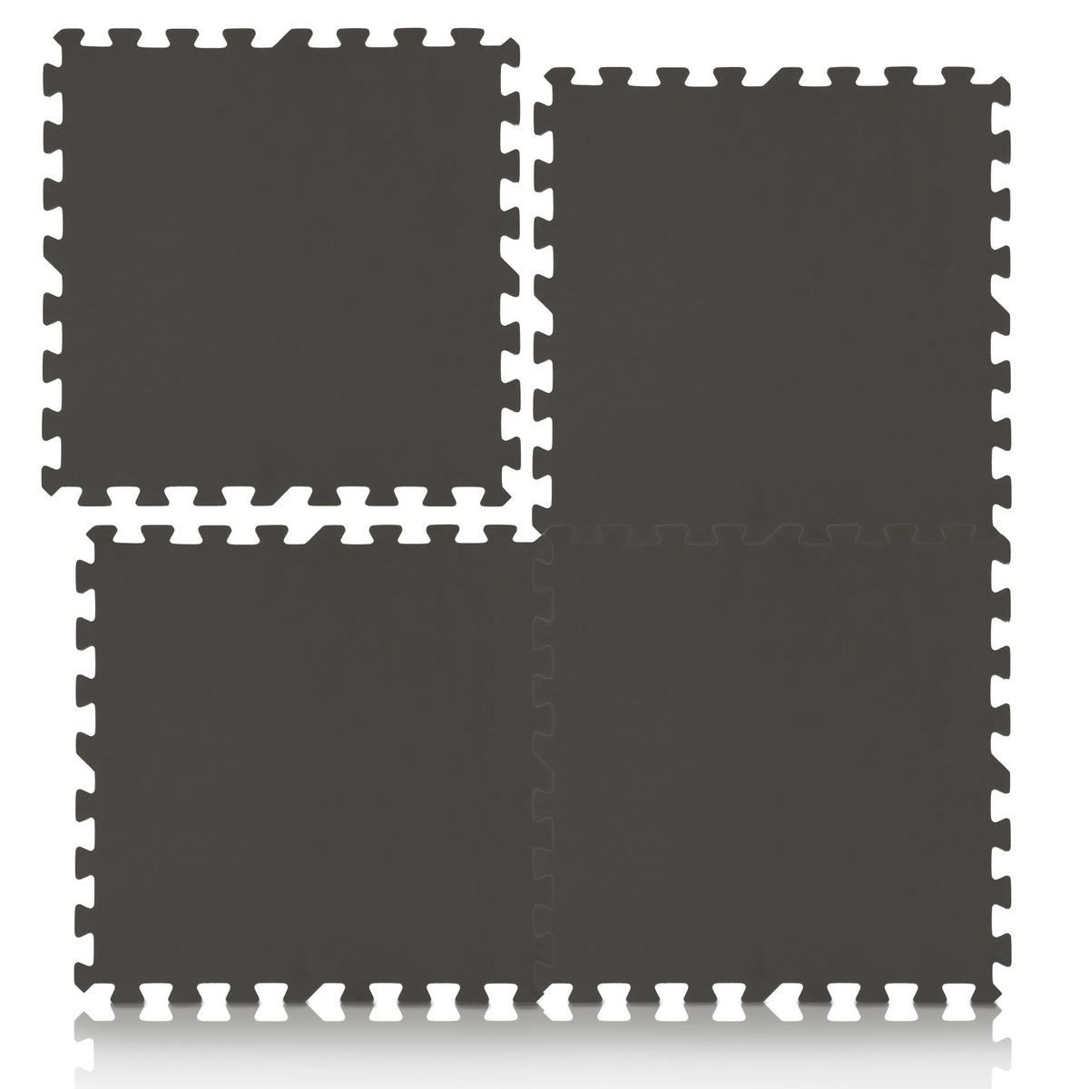 BODENSCHUTZMATTE für Pool Anthrazit 50x50cm (8 Stück - 2m²) - Anthrazit, Kunststoff (50/50cm) - Bestlivings