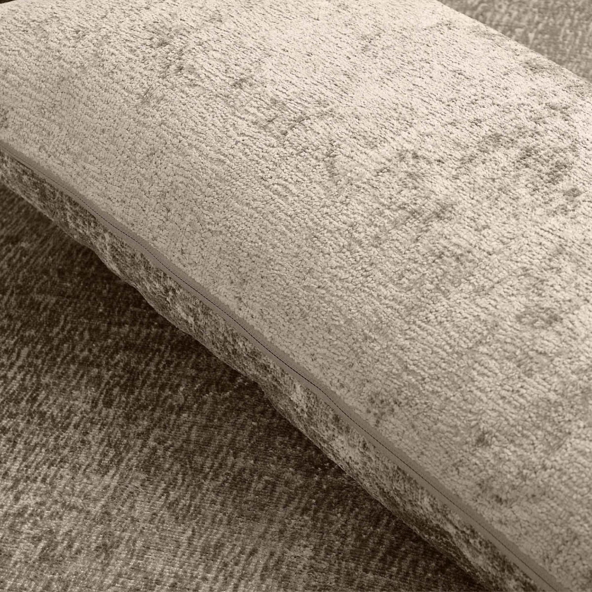 ECKSOFA RECHTS IMPERA Modern 4/5 Sitzer, Creme - Creme, Textil (314/224cm) - KONSIMO®