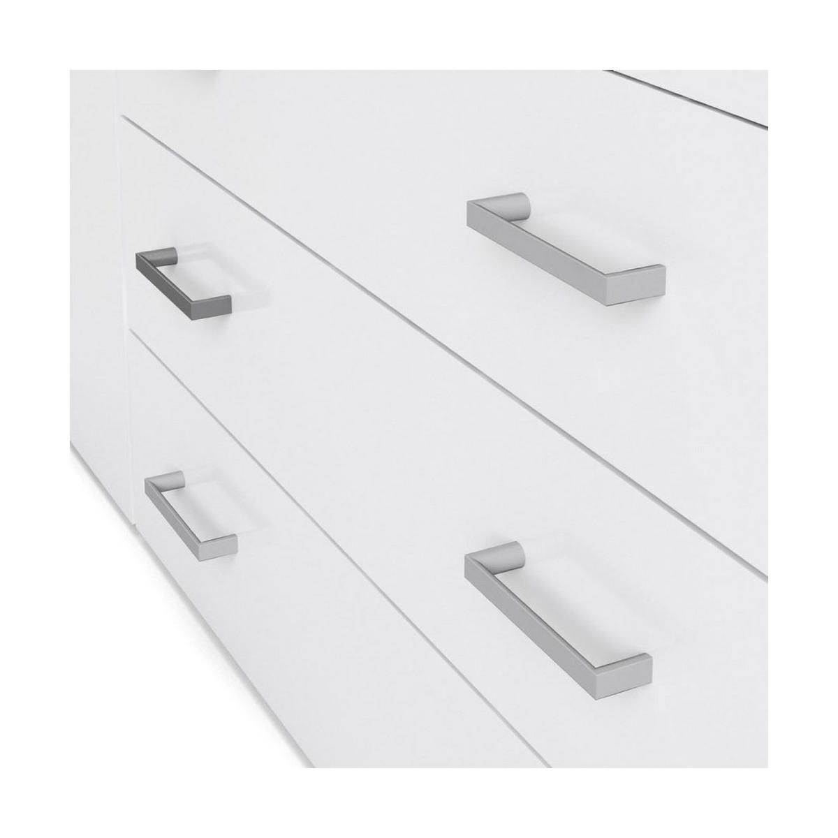 GARDEROBENSCHRANK weiß - Weiß, Holzwerkstoff (154/200/50cm) - ebuy24