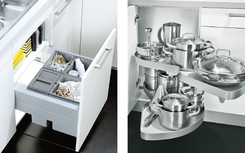 Novel Küchen Nicol Weiß Laden Töpfe