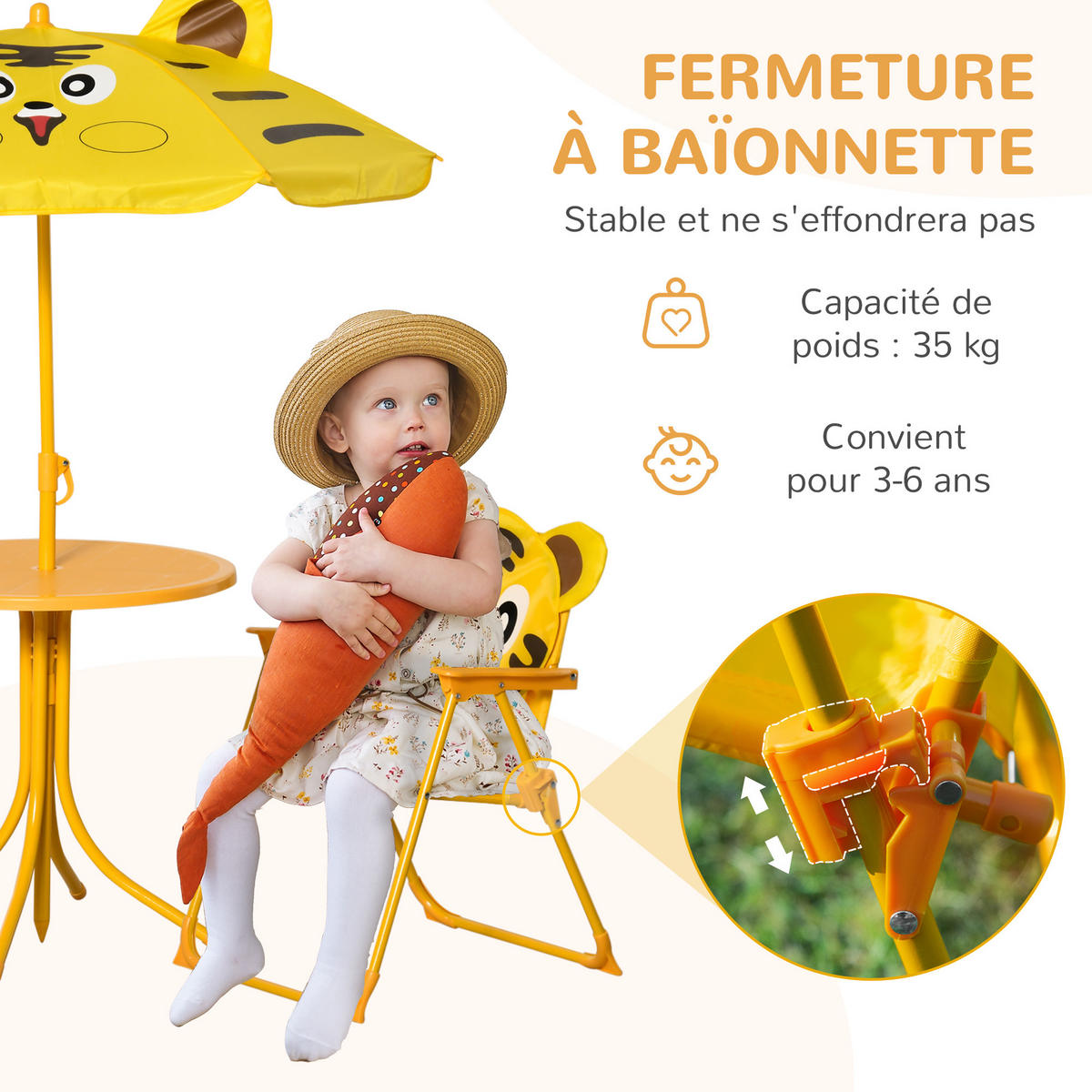 KINDERSITZGRUPPE DE-17503 Gelb - Gelb, Metall (49.5/50/49.5cm) - ComfortXL