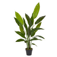 KUNSTPFLANZE Heliconia, 140 cm - Grün, Kunststoff (140cm) - Homescapes