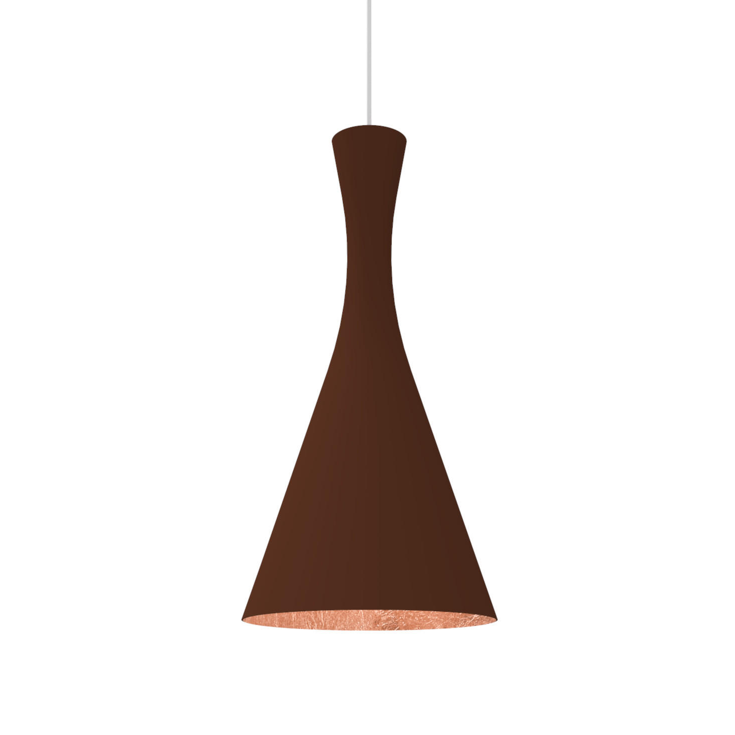 HÄNGELEUCHTE - Braun, Metall (30/30/120cm) - Lumicom