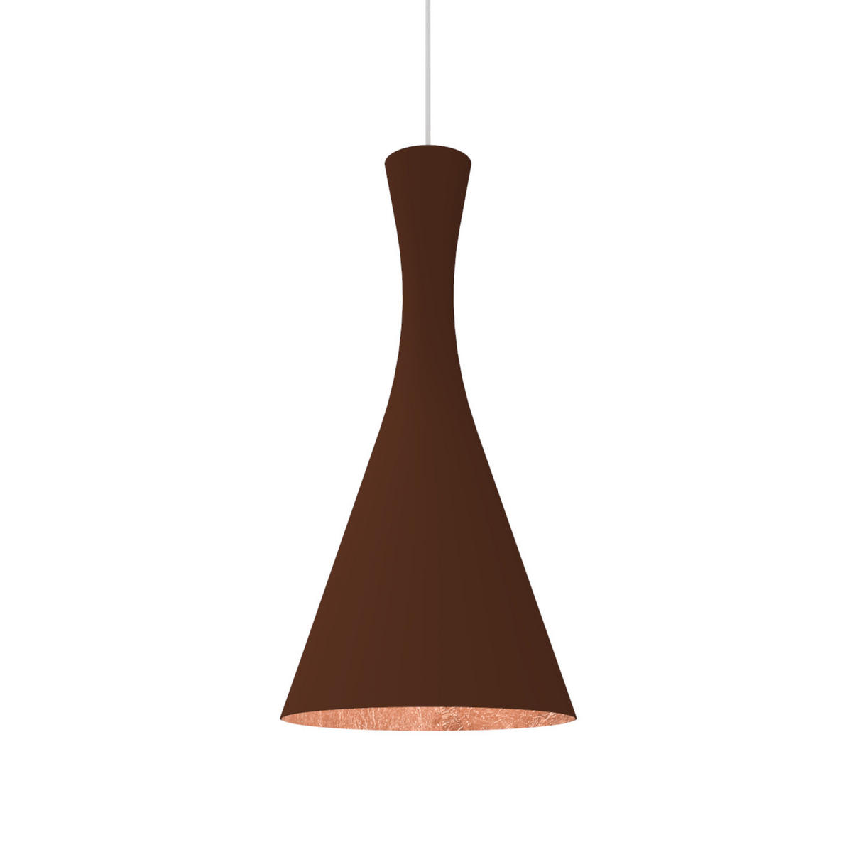 HÄNGELEUCHTE - Braun, Metall (30/30/120cm) - Lumicom