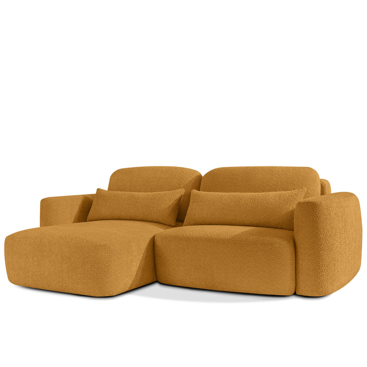 SITZGARNITUR ELOSA - Honig, Holz/Textil (245/85/165cm) - KONSIMO®