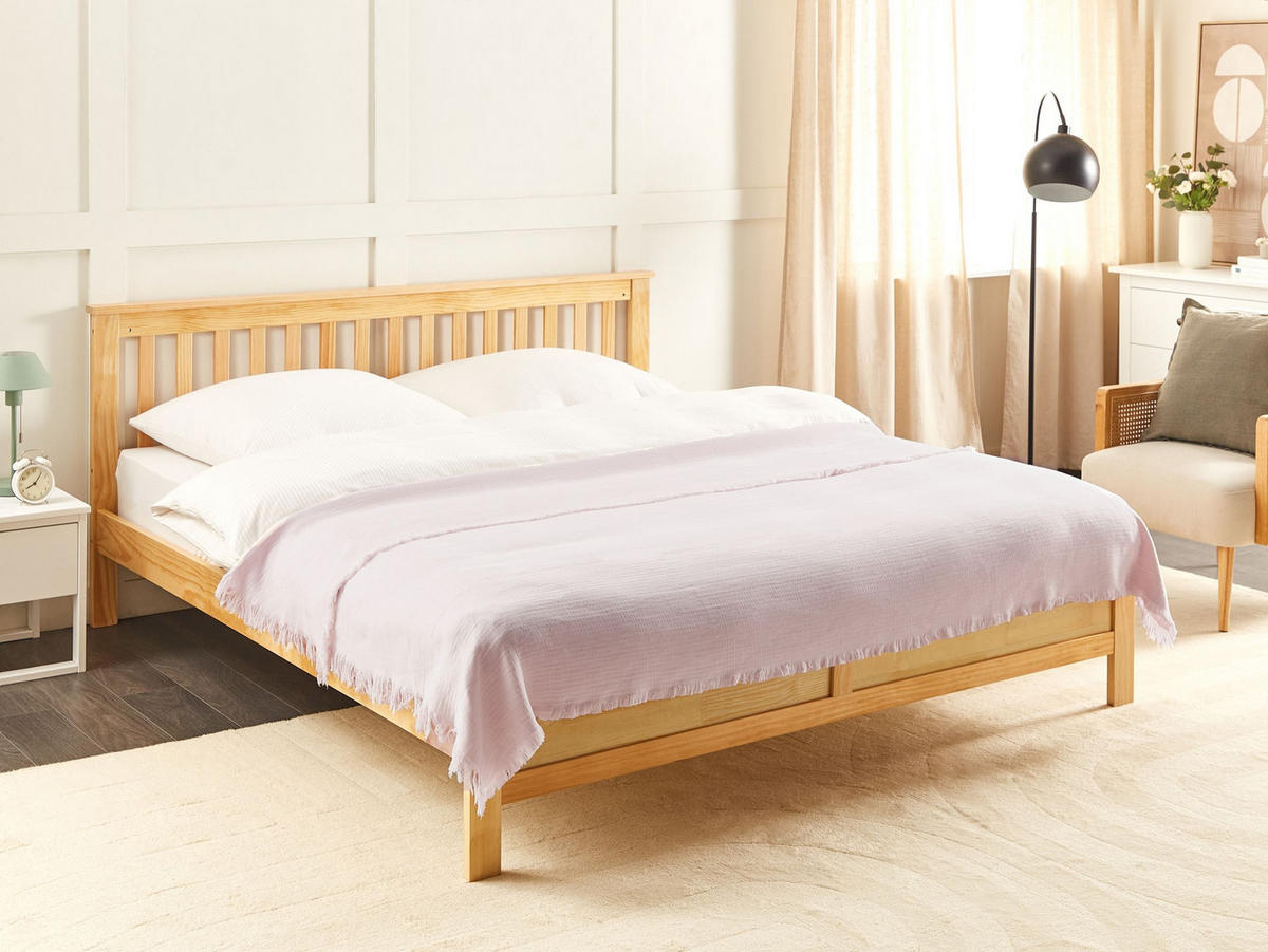 ODEJA roza 150 x 200 cm Halpola - pink, tekstil (150/200cm) - Beliani