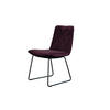 STUHL NEW CHARME Violett Velvet - Violett, Textil (52/87/66cm) - KAWOLA