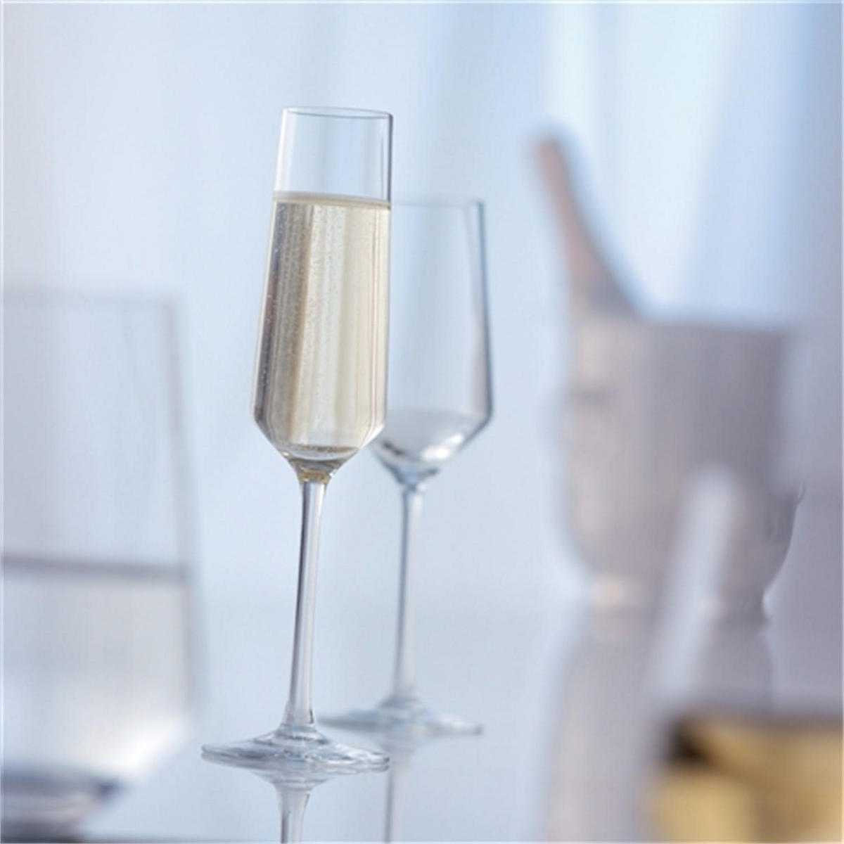 CHAMPAGNERGLAS Champagnergläser Pure 215 ml - 6 Stück - Transparent, Glas (0.215L) - Zwiesel Glas