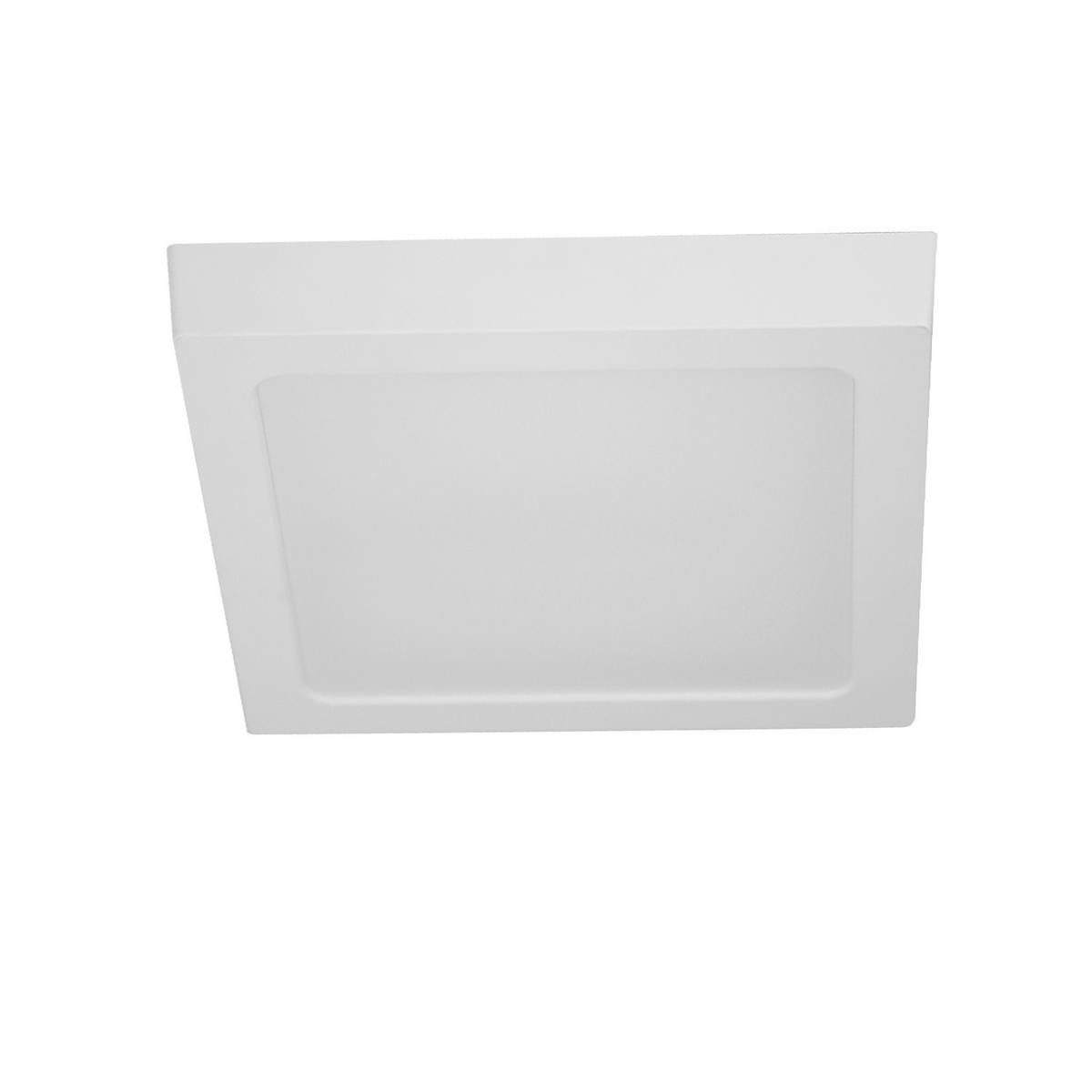 LED-DECKENLEUCHTE Regenkreis 23/23/3.2 cm - Weiß, Kunststoff (23/23/3.2cm) - Nettlife