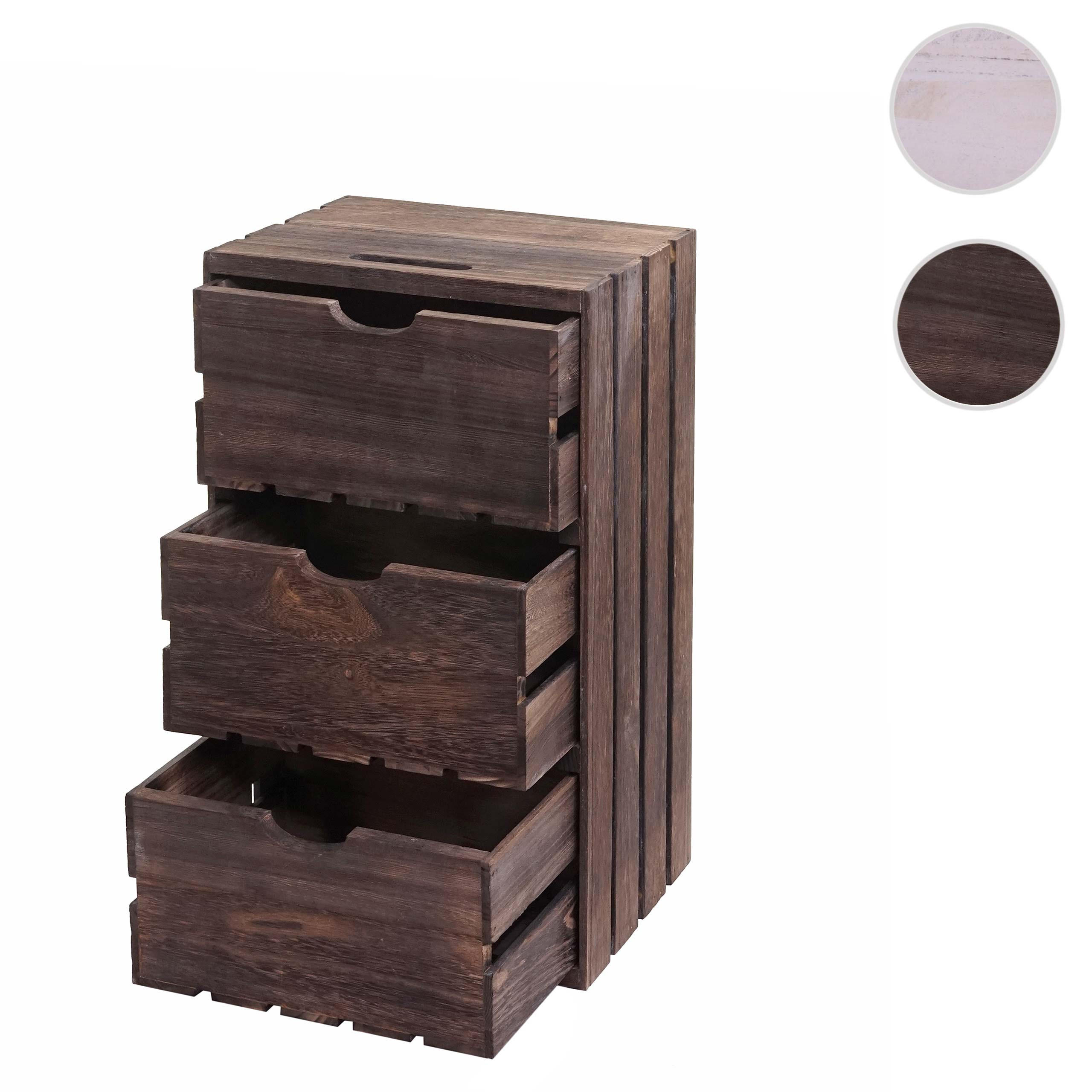 KOMMODE Braun - Braun, Holz (32/53/26cm) - MCW