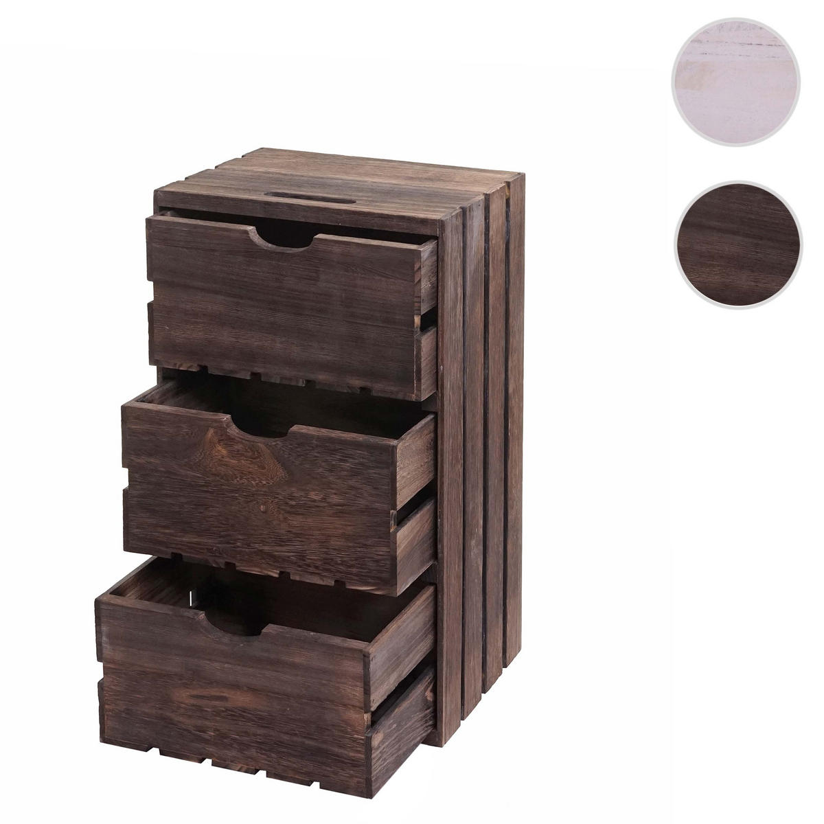 KOMMODE Braun - Braun, Holz (32/53/26cm) - MCW